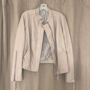 Cool Vegan Free People Leather Jacket